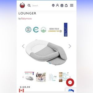 Babymoov Cloudnest Lounger